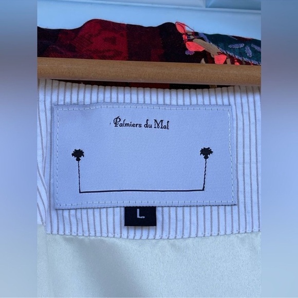 Palmiers du mal kimono jacket size large - Picture 12 of 15